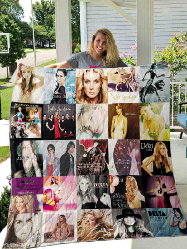 Delta Goodrem 3D Quilt Blanket