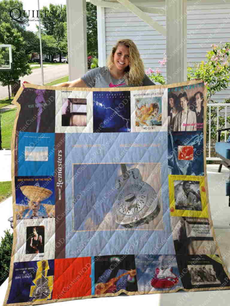 Dire Straits Albums Quilt Blanket