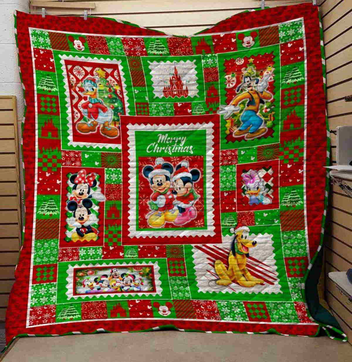 Disney Christmas Quilt Blanket