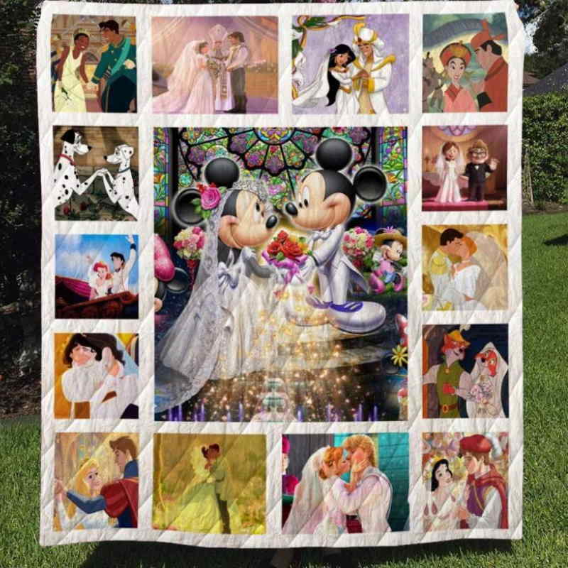 Disney Wedding Quilt Blanket