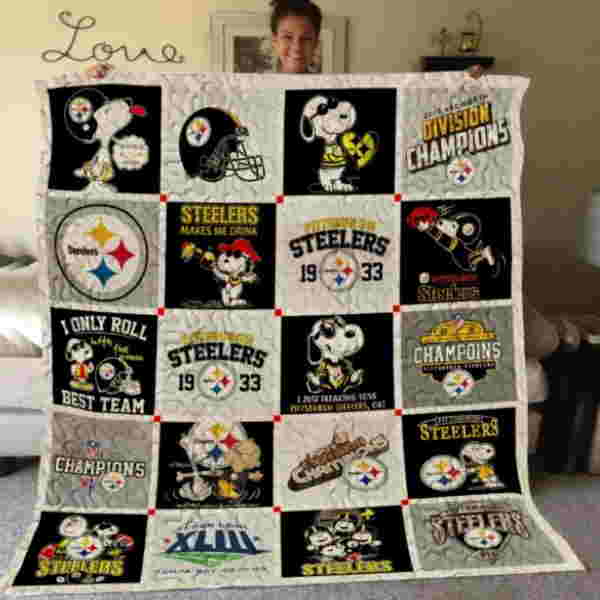 Division Champions Steelers Pts05 3D Quilt Blanket