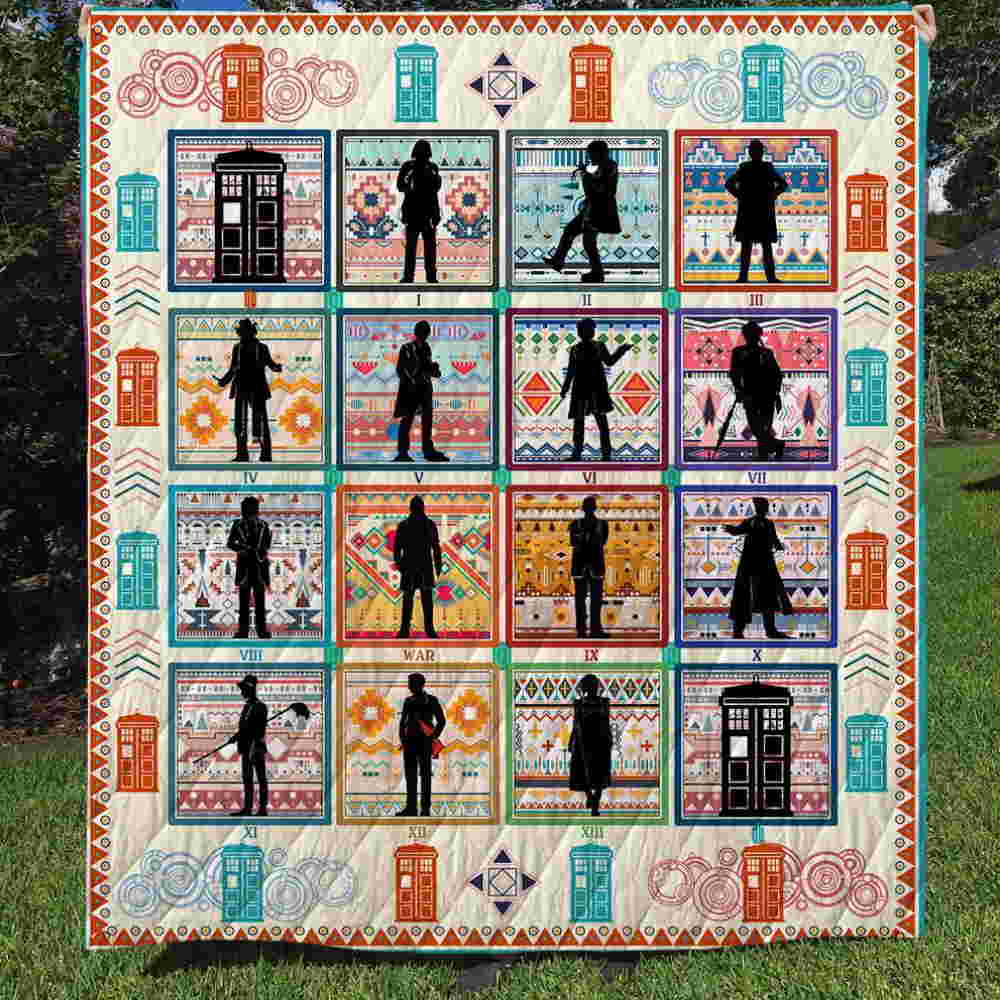 Doctor Who Collection 3D Quilt Blanket