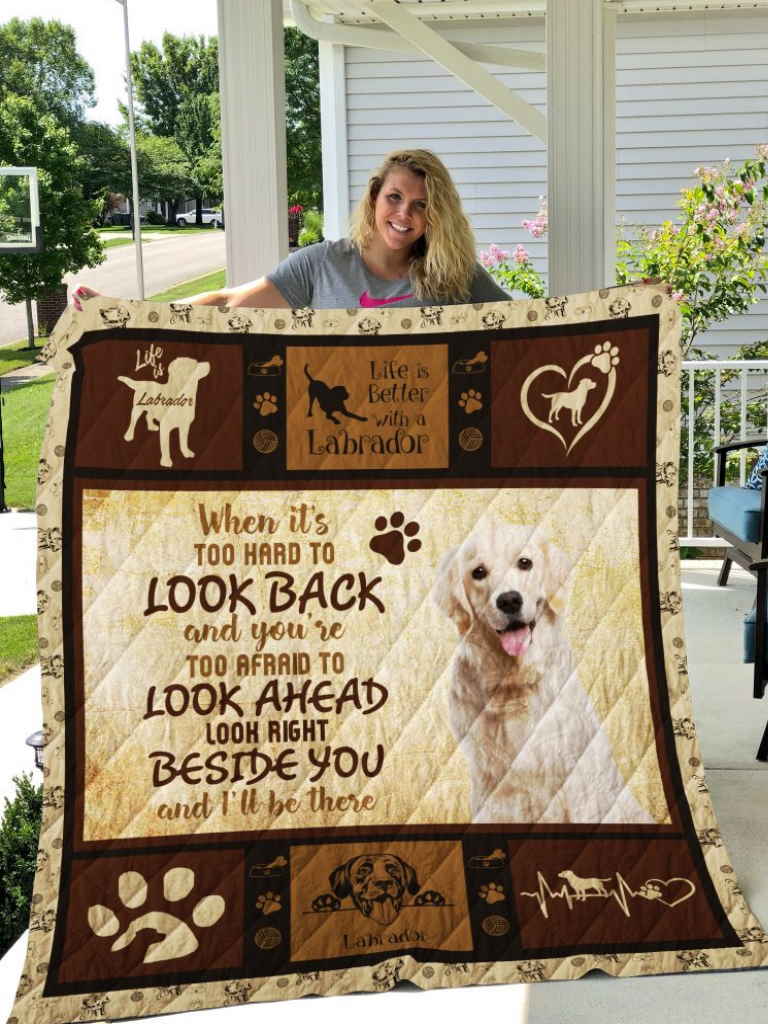 Dog Labrador 09092 Quilt Blanket