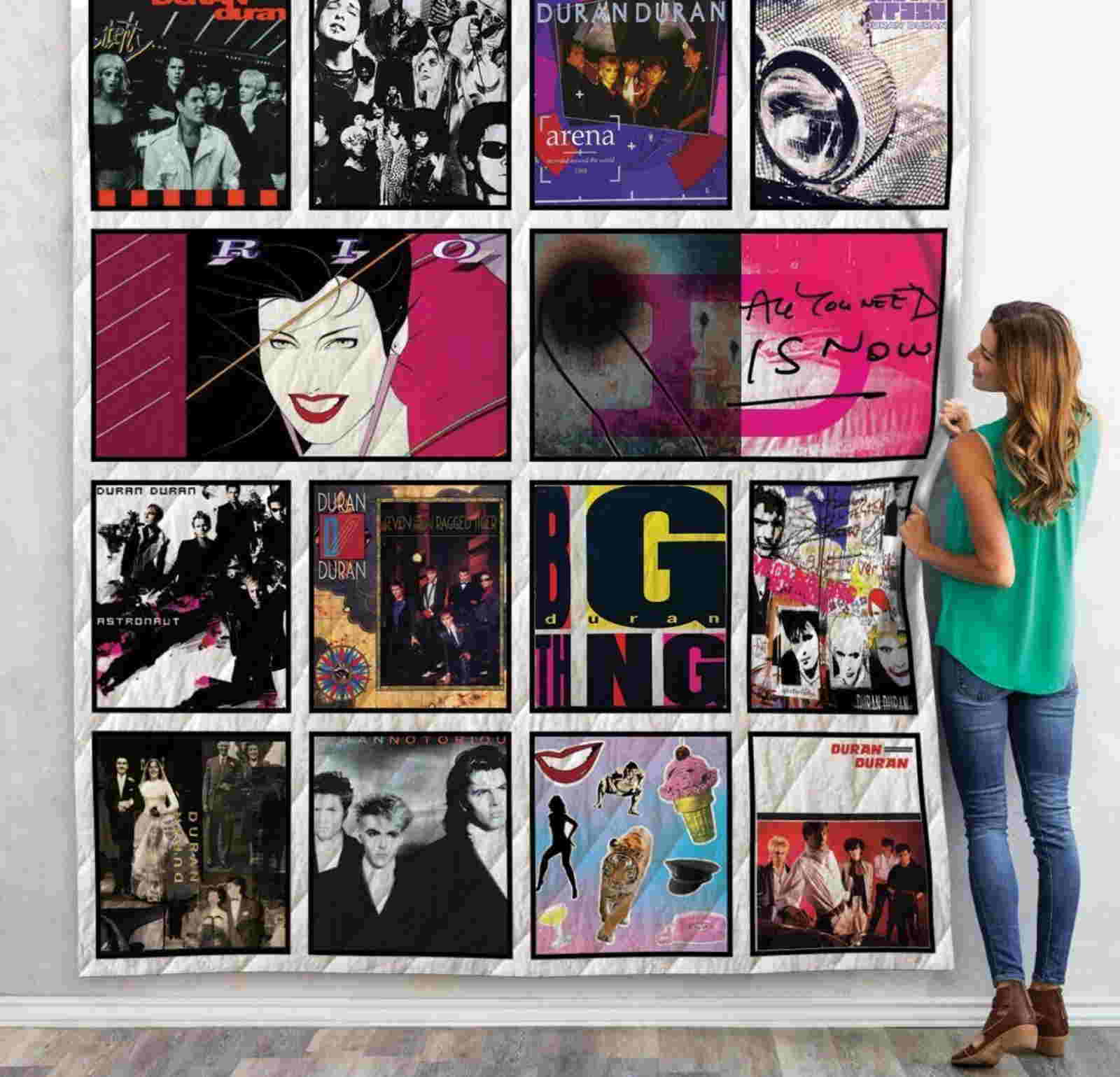 Duran Duran Singles Quilt Blanket