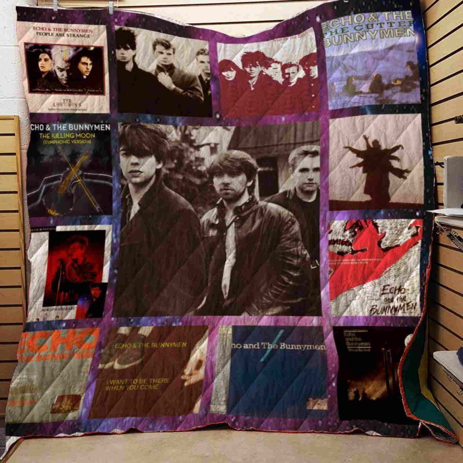 Echo And The Bunny men Quilt Blanket