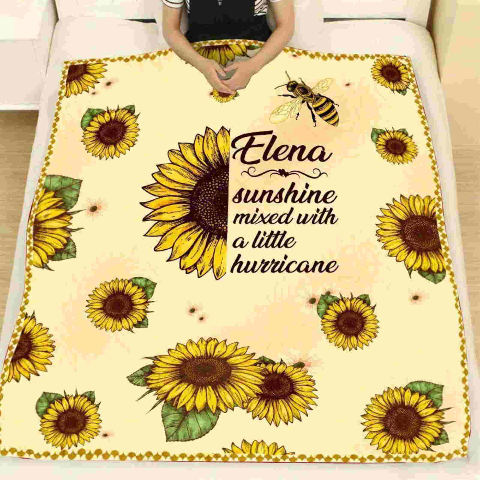 Elena Sunflower Blanket Gift