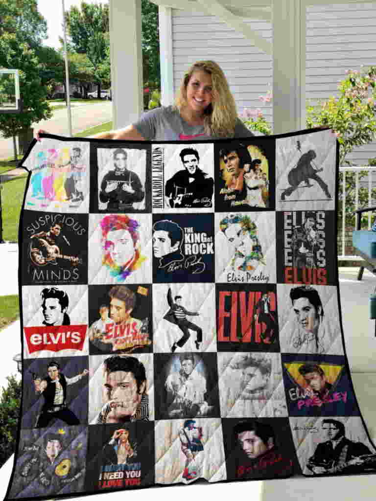 Elvis Presley 3D Quilt Blanket