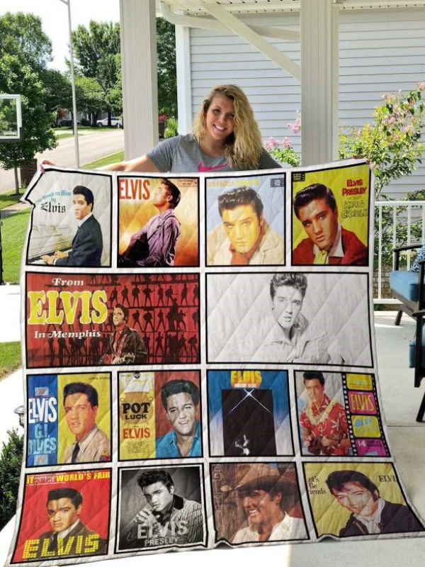 Elvis Presleyquilt Blanket