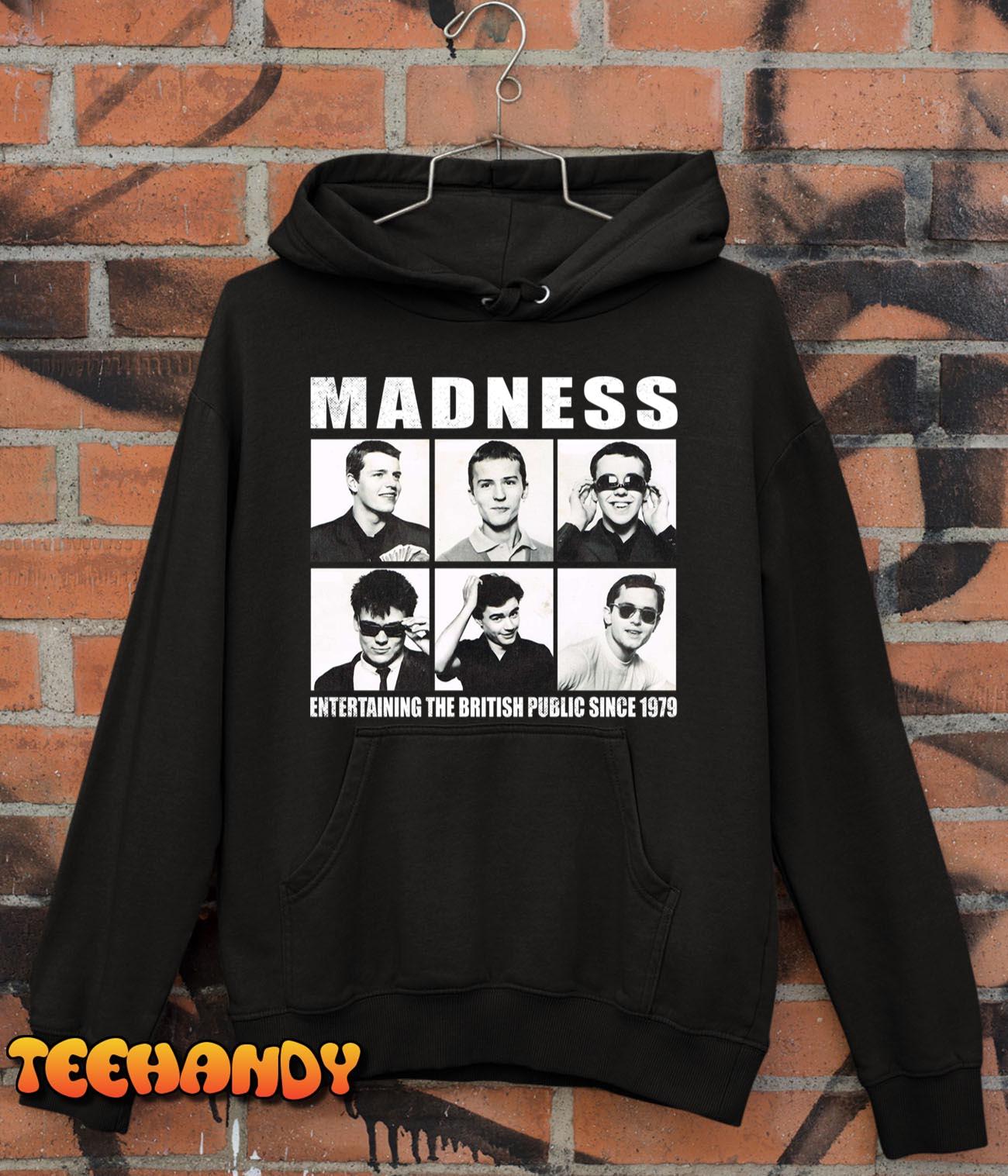 Entertaining The Madness Retro Band Gift For Fans  Unisex T-Shirt