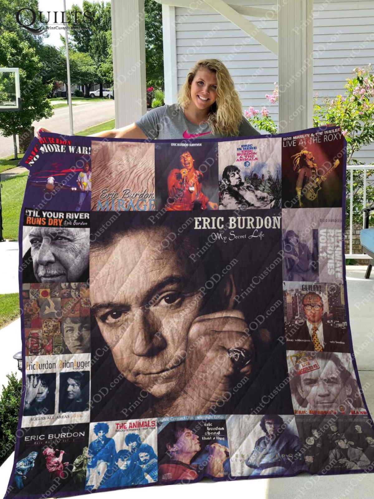 Eric Burdon Albums 3D Quilt Blanket