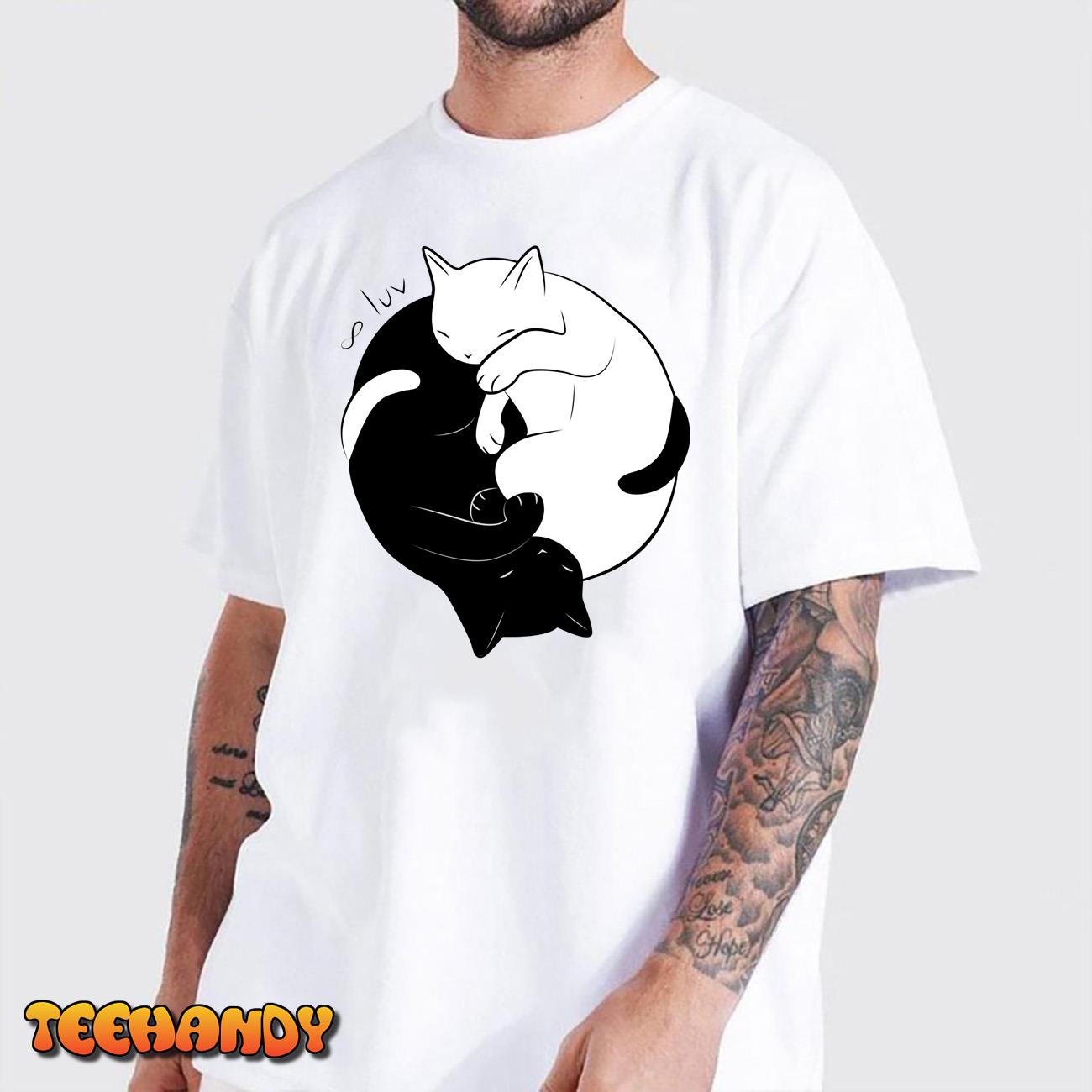 Eternal Cat Love Unisex T-Shirt