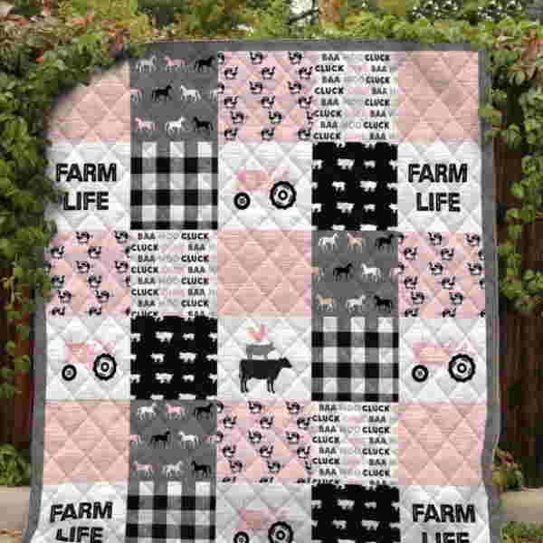 farm Life Printing 3D Quilt Blanket