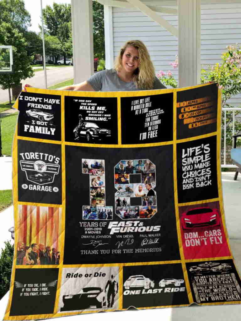 Fast And Furious Quilt Blanket