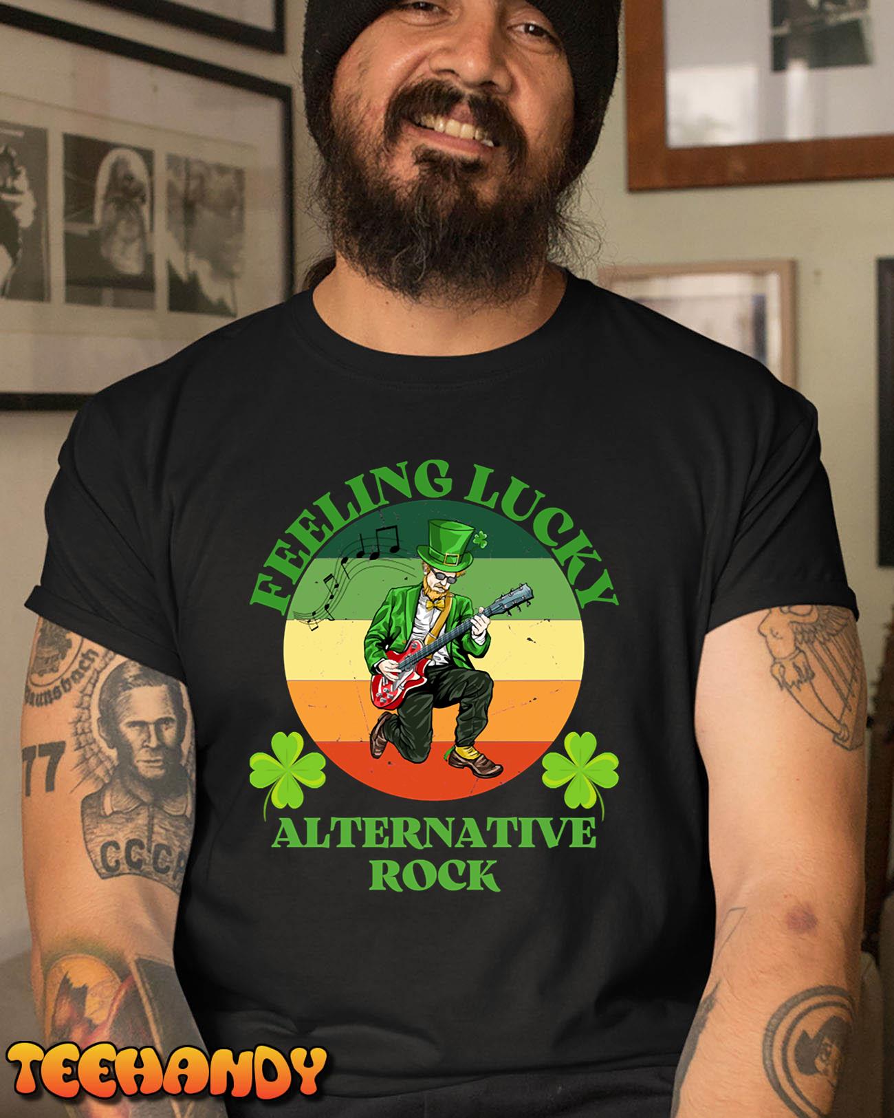 Feeling Lucky Alternative Rock Irish Music T-Shirt
