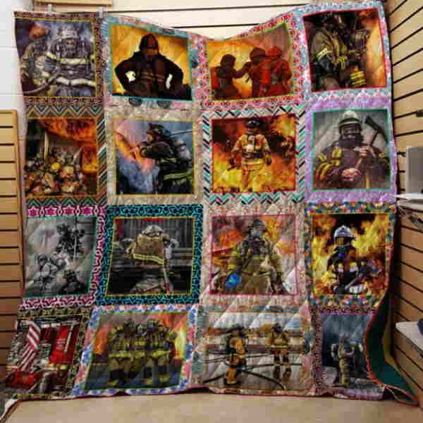 Fire Fighter Is The Best 3D Quilt Blanket