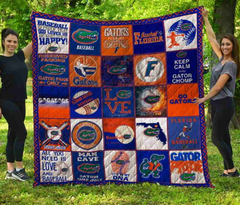 Flodia Gators 3D Quilt Blanket