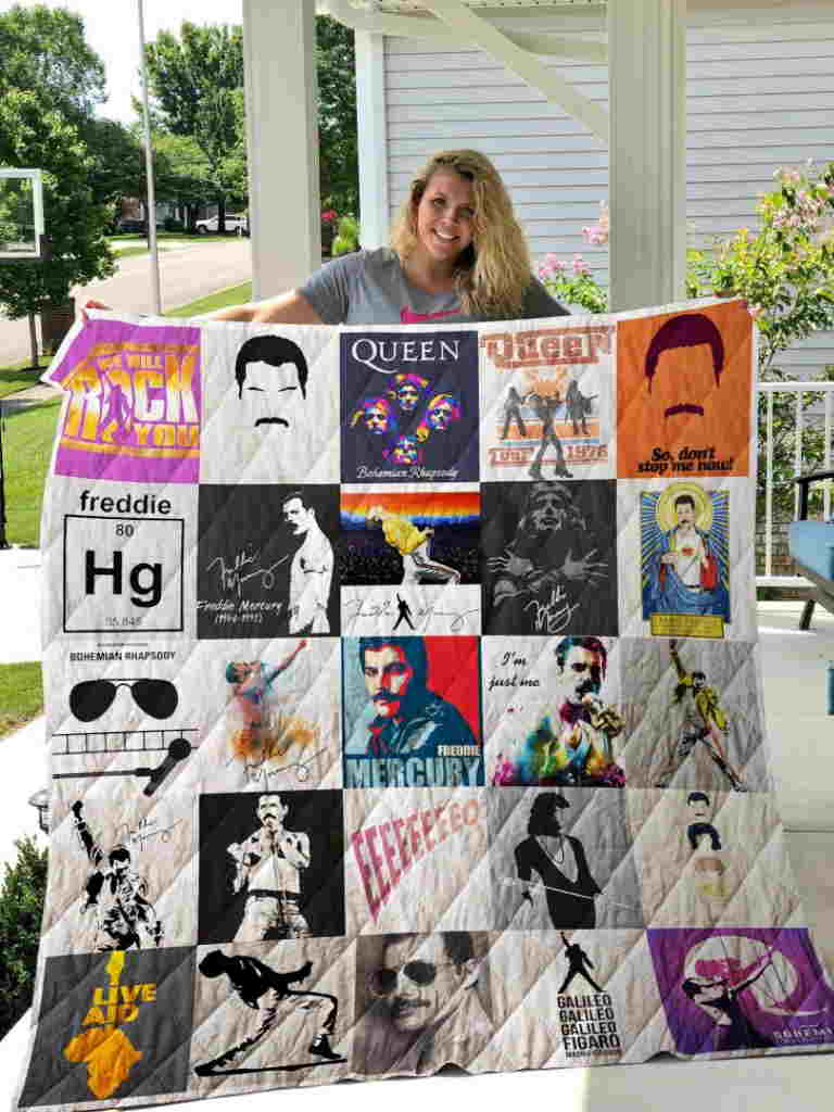 Freddie Mercury 3D Quilt Blanket