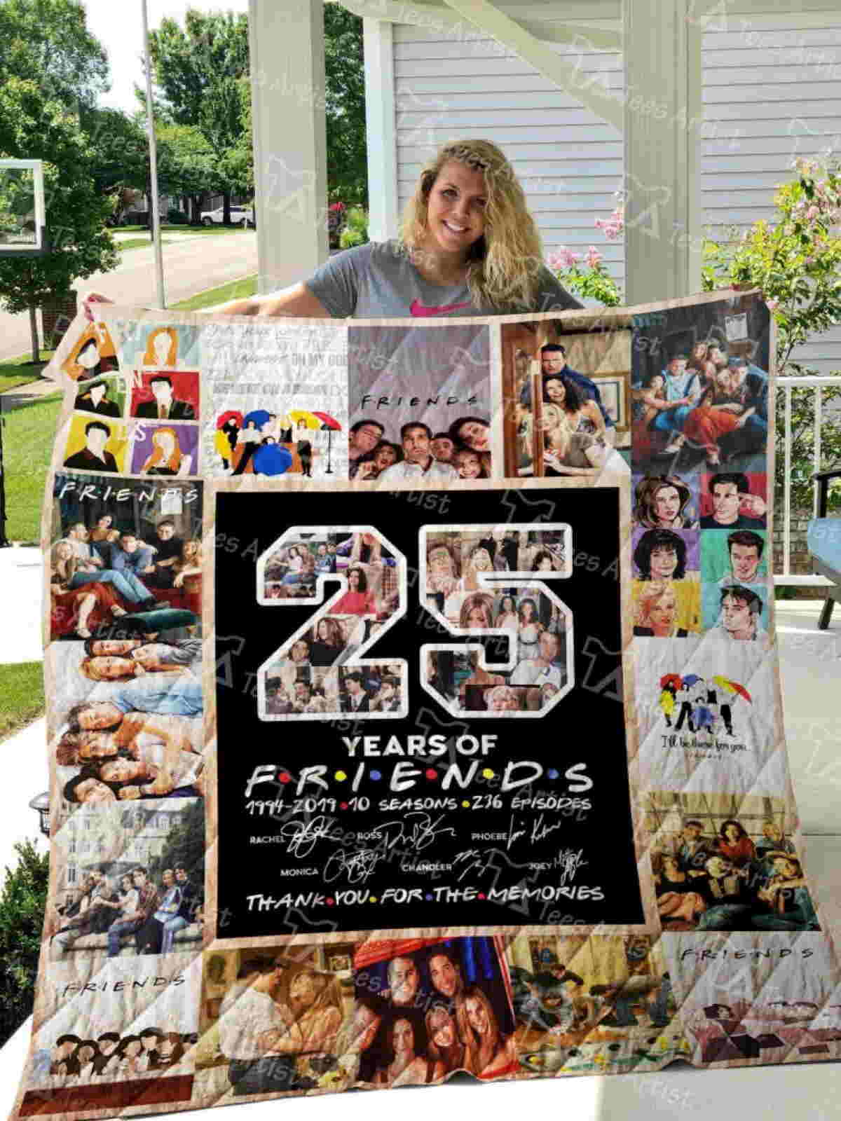 F.R.I.E.N.D.S 3D Quilt Blanket