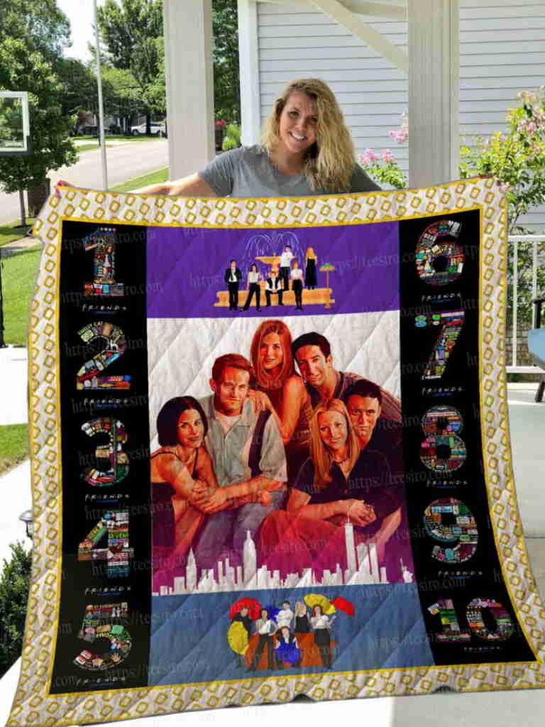 Friends Number Quilt Blanket