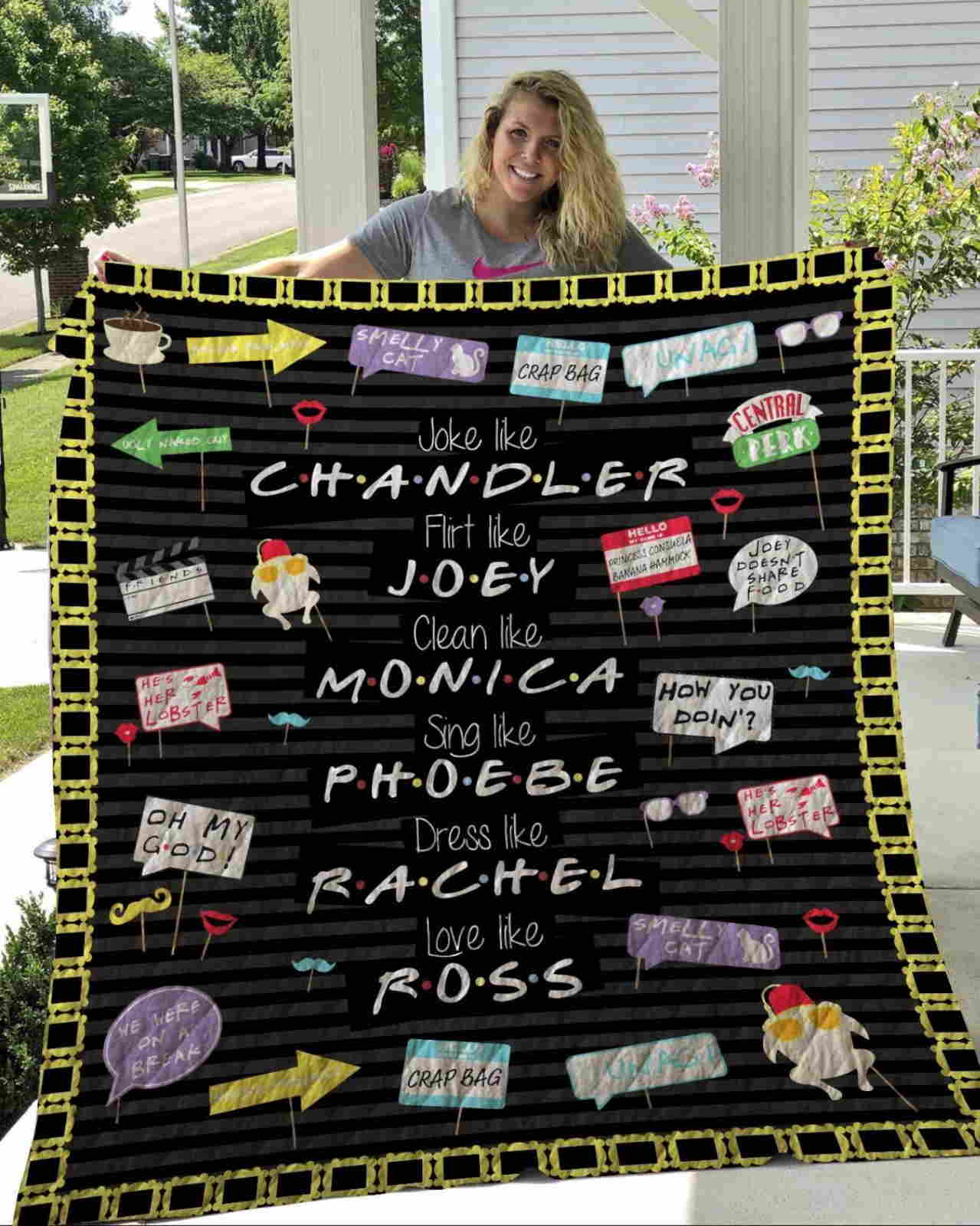 F.R.I.E.N.D.S Quilt Blanket