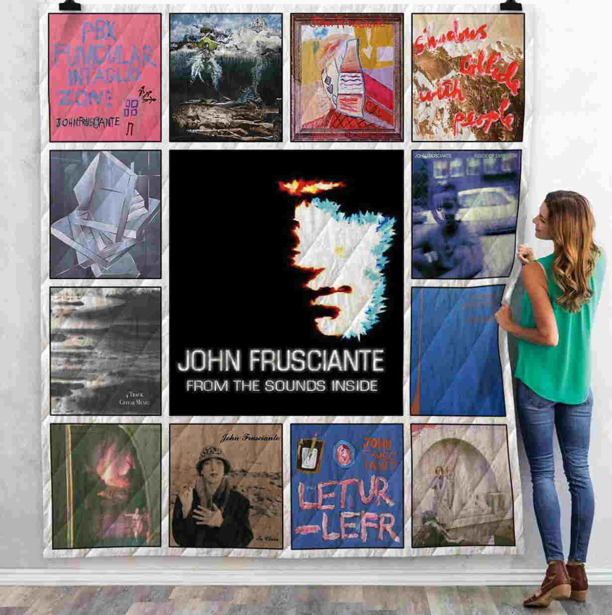 Frusciante Best Albums 3D Quilt Blanket