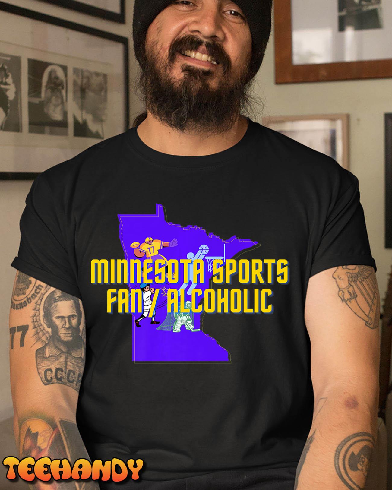 Funny Minnesota Sports Fan  Alcoholic  Fun Gift Idea Premium T-Shirt