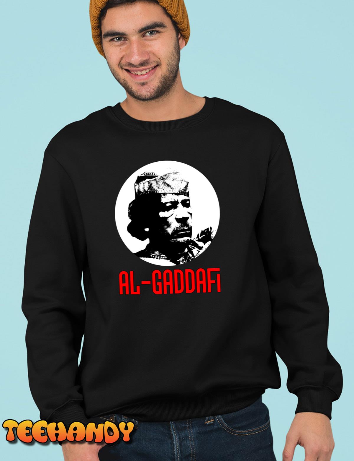 Gaddafi Retro Stencil T-Shirt