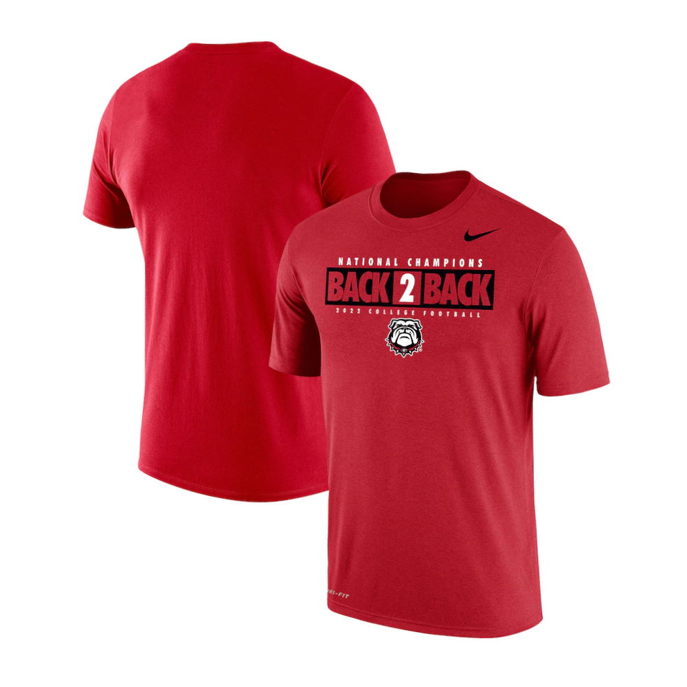 Georgia Bulldogs Back-To-Back College Football Playoff National Champions T-Shirt