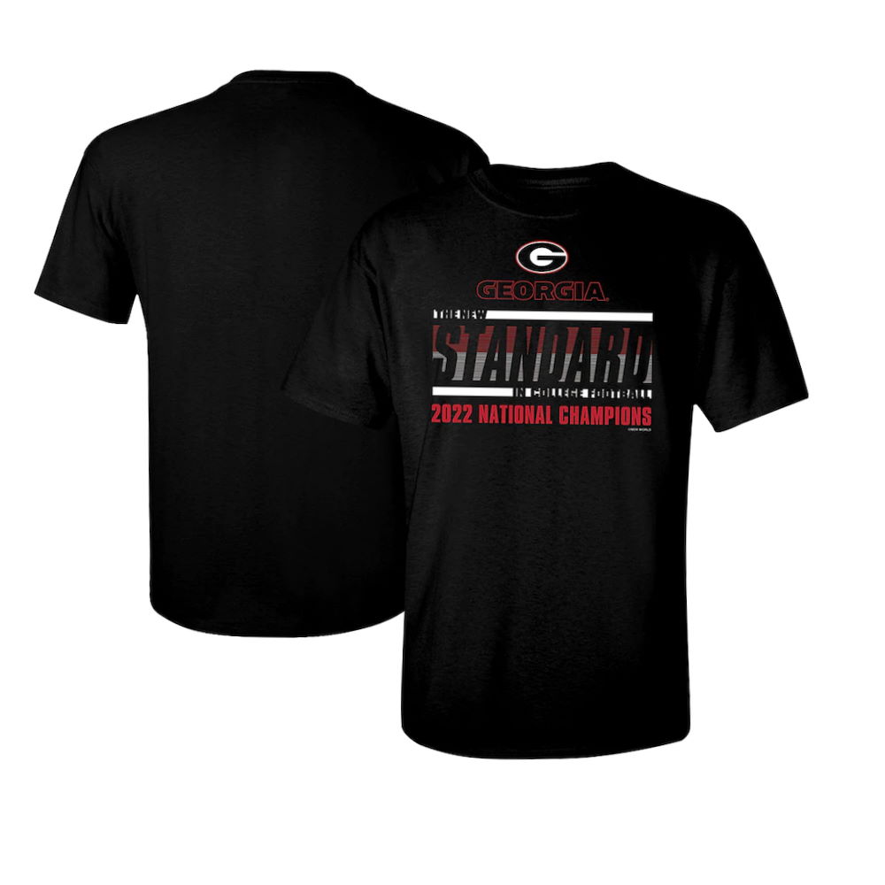 Georgia Bulldogs Football Playoff 2022 National Champions New Standard T-Shirt