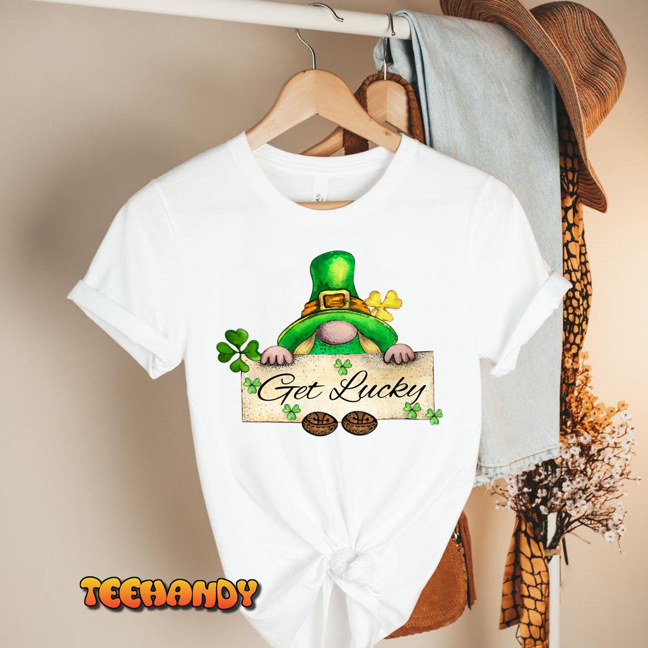 Gnome Patrick’s Day Get Lucky T-Shirt