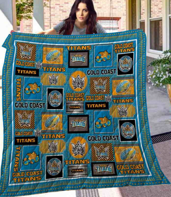 Gold Coast Titans 3D Quilt Blanket