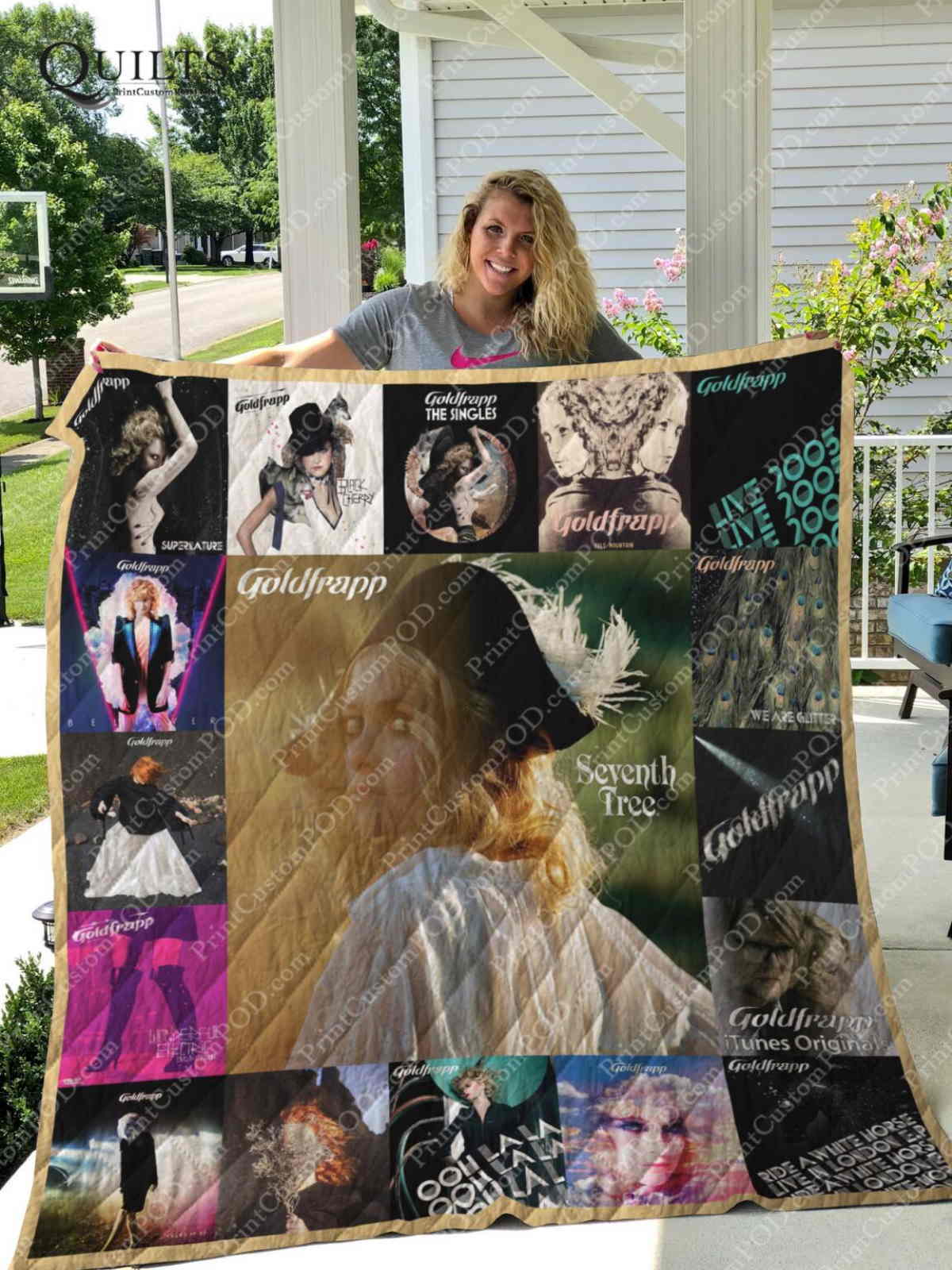 Goldfrapp 3D Quilt Blanket