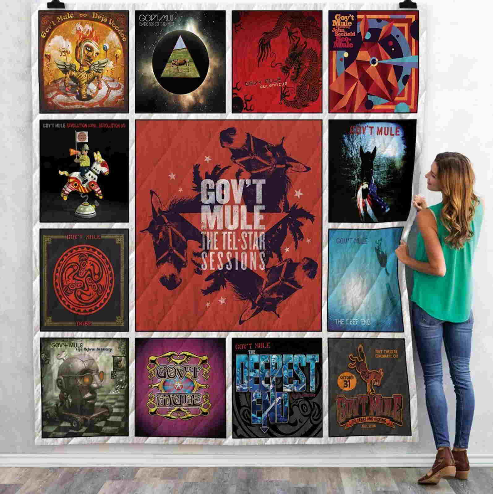 Gov’T Mule Album 3D Quilt Blanket