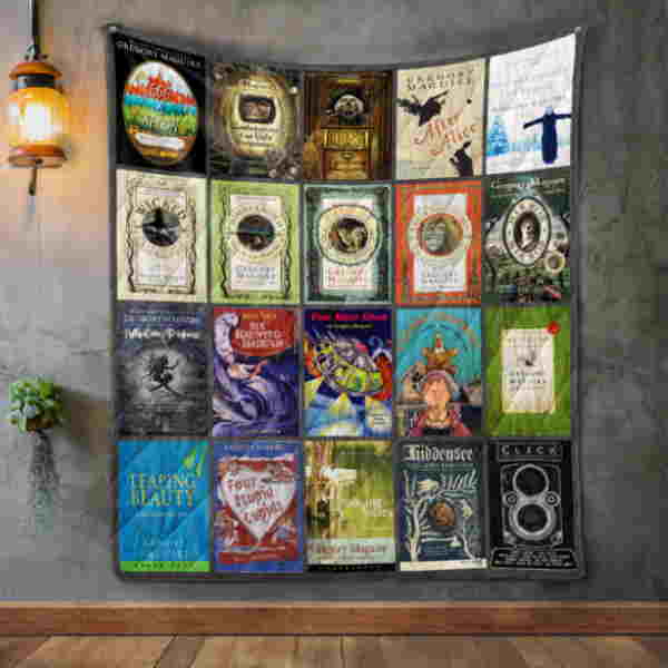 Gregory Maguire Books 3D Quilt Blanket