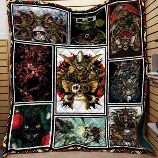 Gremlin Blackbear 3D Quilt Blanket