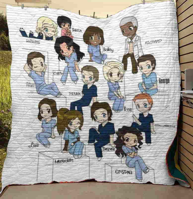 Grey’ Anatomy Tv Series 3D Quilt Blanket