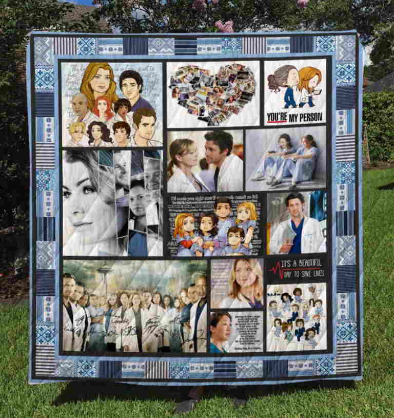 Grey’S Anatomy Quilt Blanket