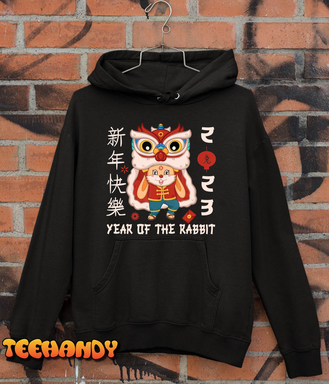 Happy Chinese New Year 2023 Year Of The Rabbit Boy Girls T-Shirt