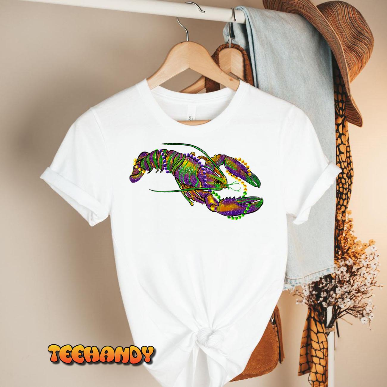 Happy Mardi Gras Crawfish Festival For Kid Man Woman T-Shirt