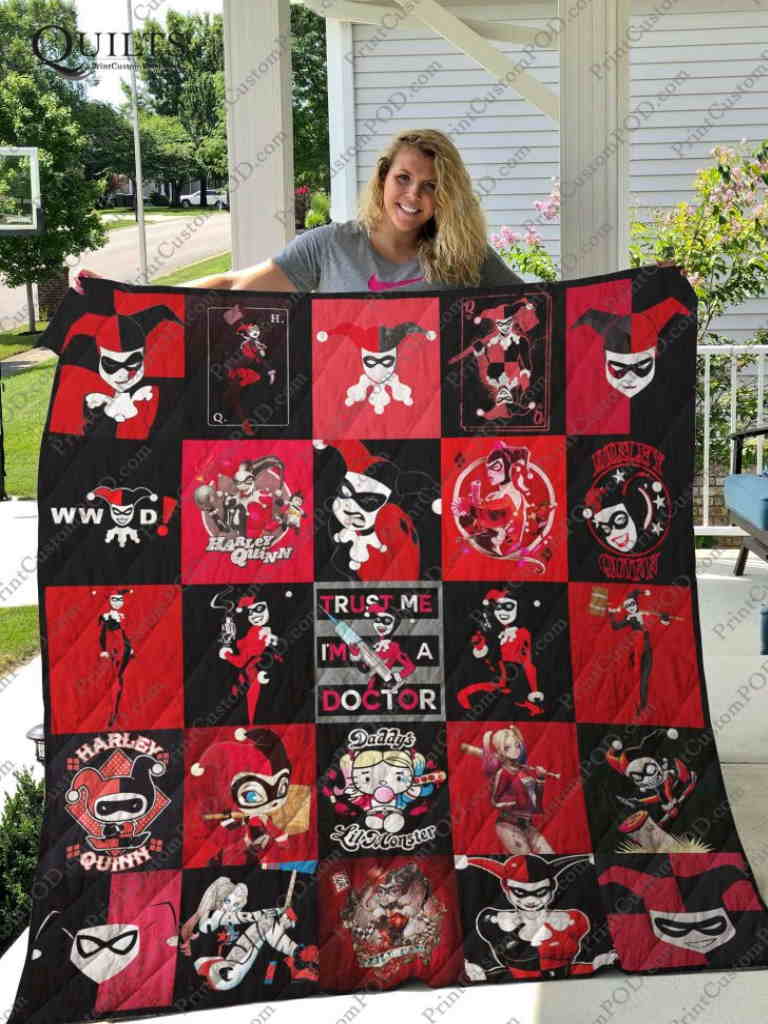 Harley Quinn For Fans Quilt Blanket