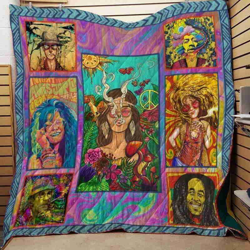 Hippie 3D Quilt Blanket