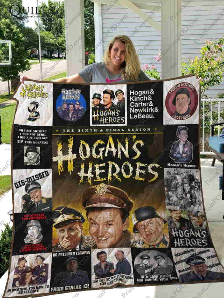 Hogan’S Heroes Tshirt Quilt Blanket