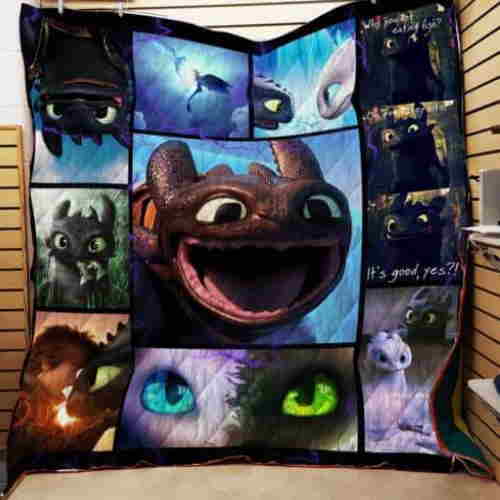 Httyd Couple 3D Quilt Blanket