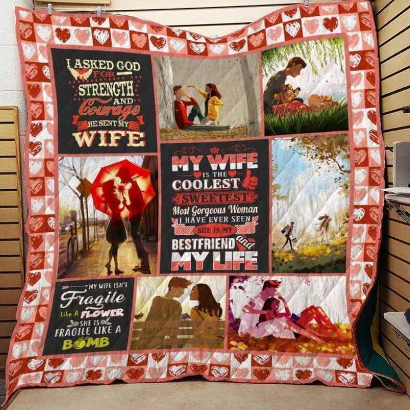 Husband Wife Quilt Blanket