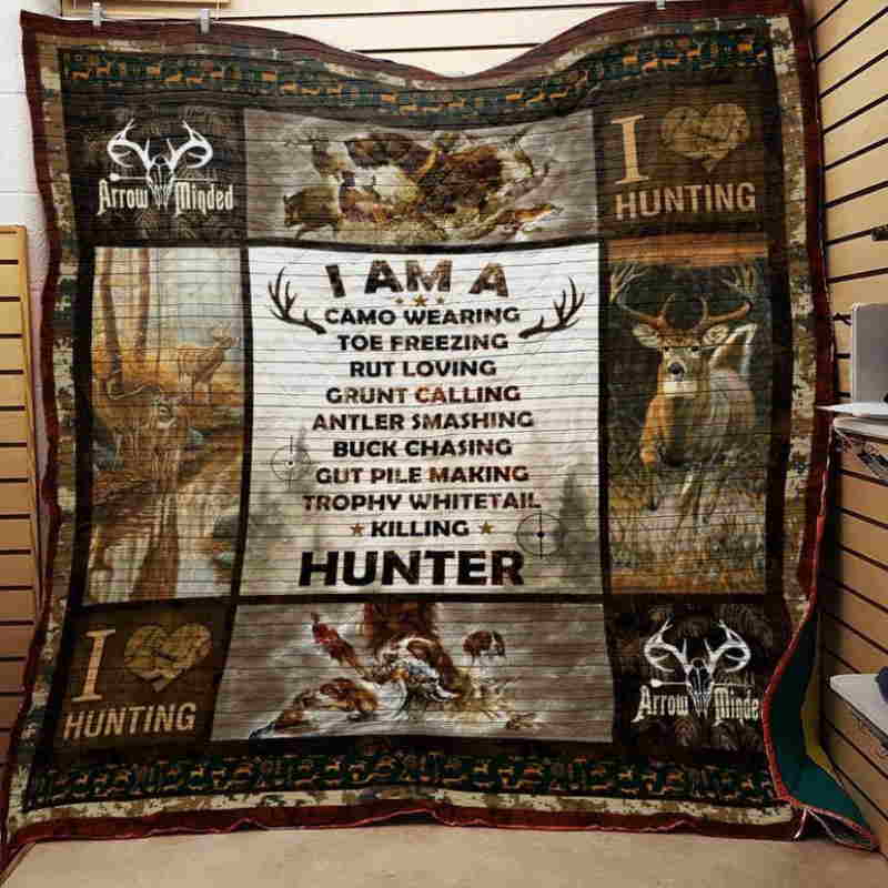 I Amhunter 3D Quilt Blanket