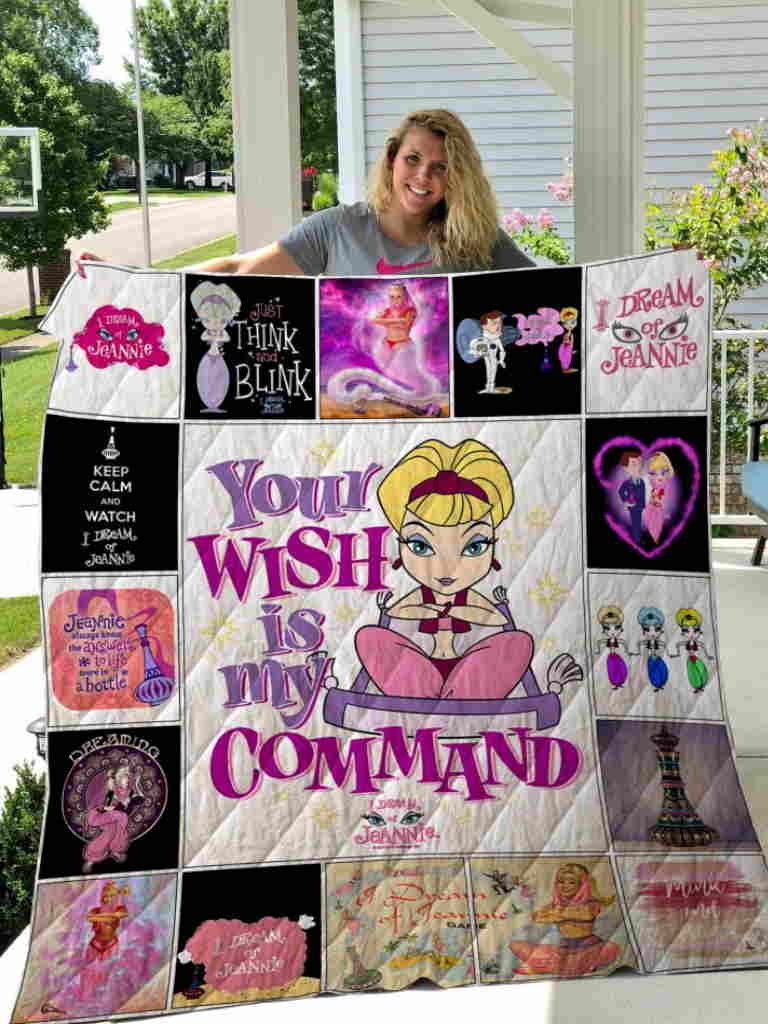 I Dream Of Jeannie Poster Quilt Blanket