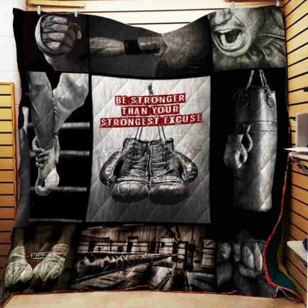 I Love Boxing 3D Quilt Blanket