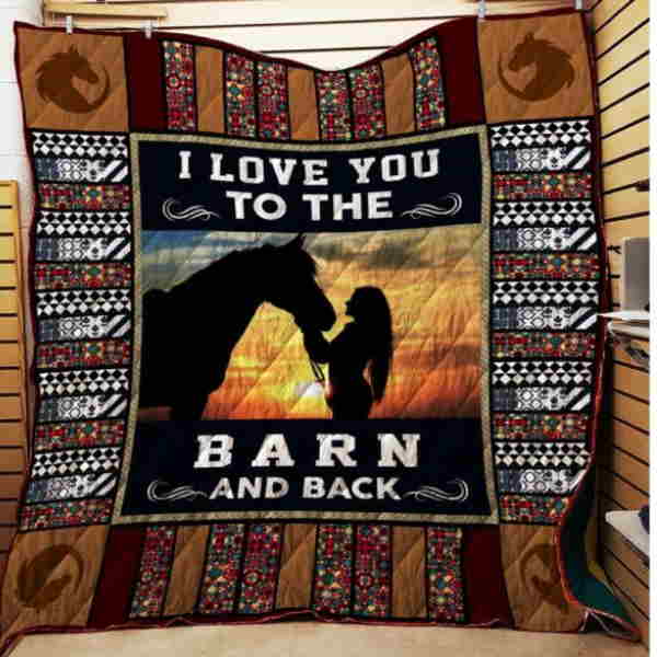 I Love You To The Barn And Back 3D Quilt Blanket