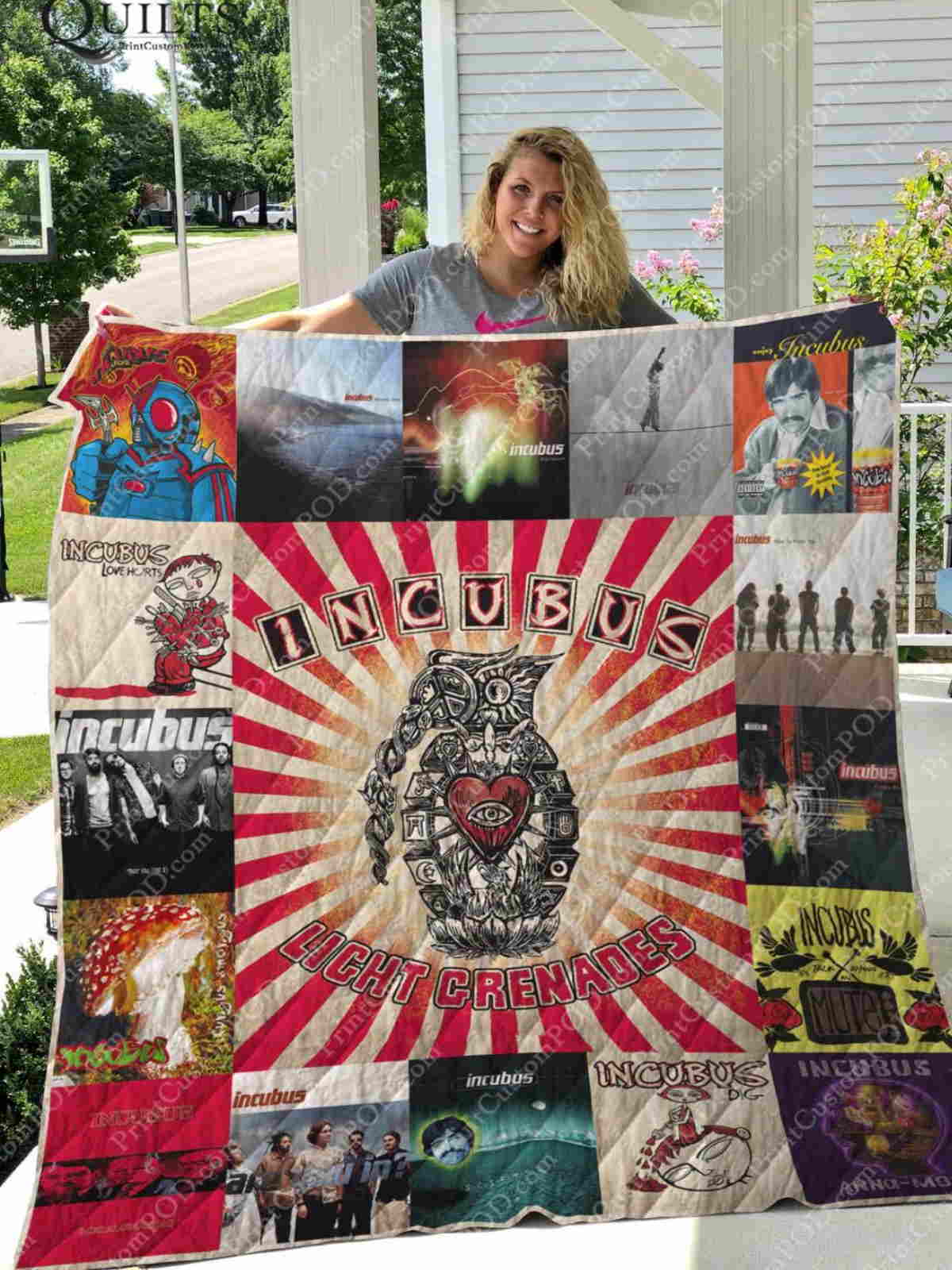 Incubus Albums 3D Quilt Blanket