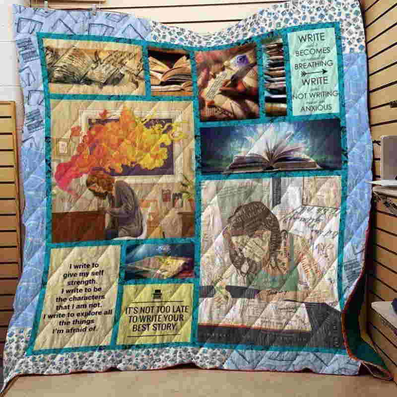 It’S Not Too Late To Write Your Best Story 3D Quilt Blanket